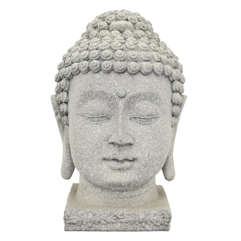 resin buddha head